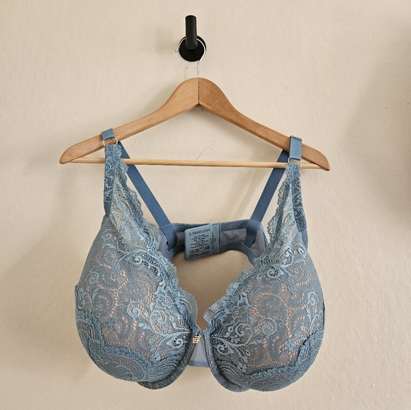ThirdLove Other - NWT ThirdLove 24/7 Lace Contour Plunge Bra in Blue Size 44E